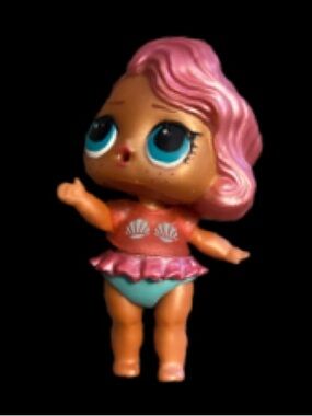 Pearl Surpise Big Sister “Treasure” Pink-haired Mermaid Doll Family series
